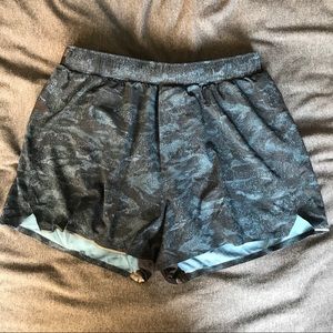 Lululemon Surge Short 3” Inch in Blue Camo